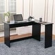 preview thumbnail 4 of 5, Ivinta Corner Desk Modern L Shaped Desk Computer Table Writing Desk Workstation for Home Office Small Space