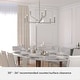 preview thumbnail 13 of 13, Hunter Sunjai 9-Light 2-Tier Chandelier - Entry, Dining Room, Living Room - Candle, Geometric, Contemporary, Glam