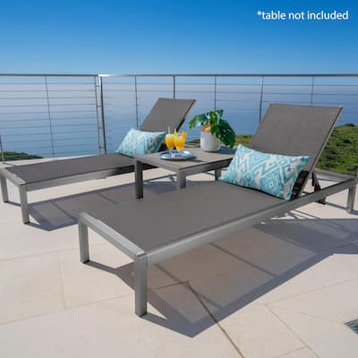 Cape Coral Kd Chaise Lounge Gry(Mp2)( Set Of 2 )