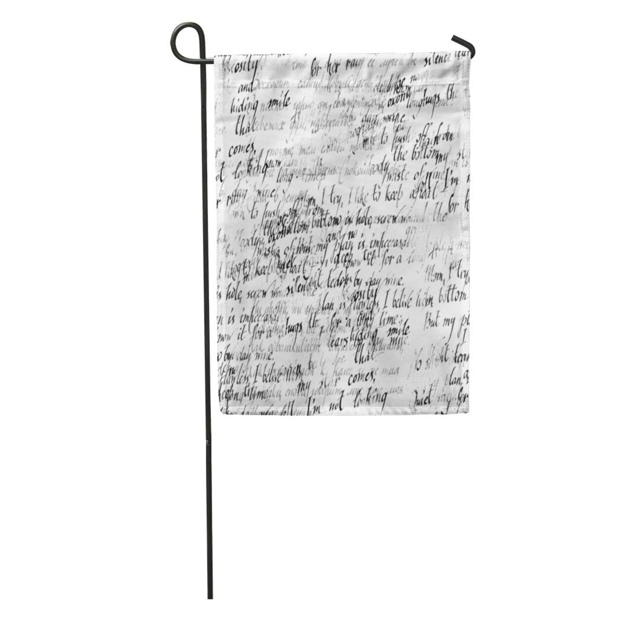 Shop Poem Calligraphic Letters Lettering Italica Digital Fabrics Souvenirs Packaging Written Garden Flag Decorative Flag On Sale Overstock 31345443