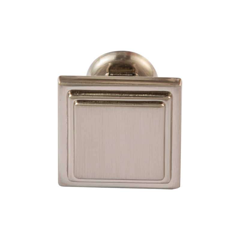 Utopia Alley Valetta Cabinet Ring Pull Knob -Brushed Nickel Drawer Pull Knobs 0.94"
