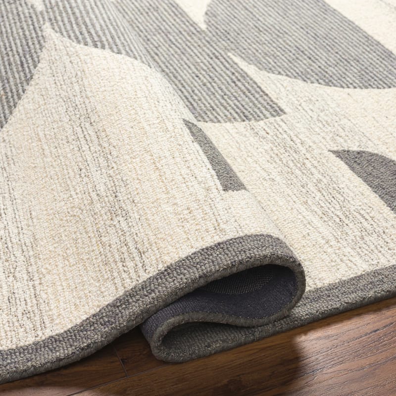 Emeric Handmade Eclectic Wool Area Rug