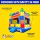 preview thumbnail 5 of 3, Pogo Bounce House Crossover Kids Inflatable Bounce House with Blower, Building Block Jumper