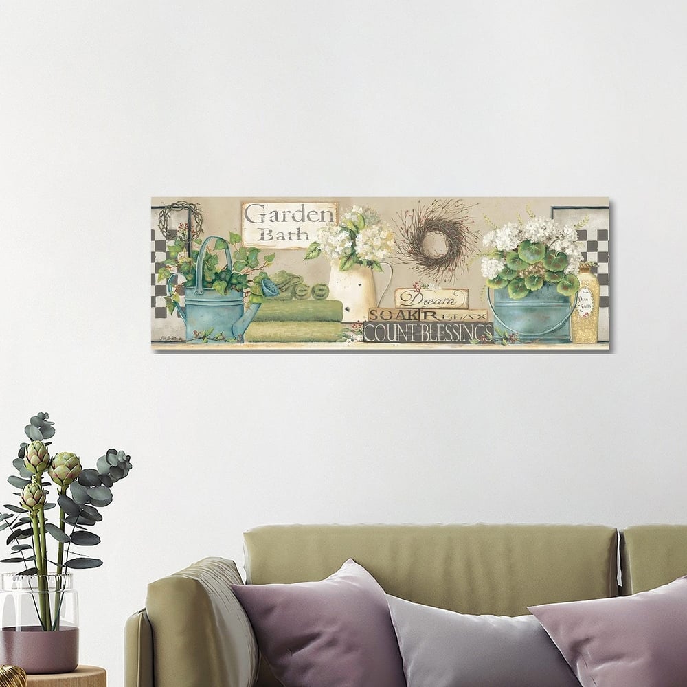 iCanvas "Garden Bath" by Pam Britton Canvas Print