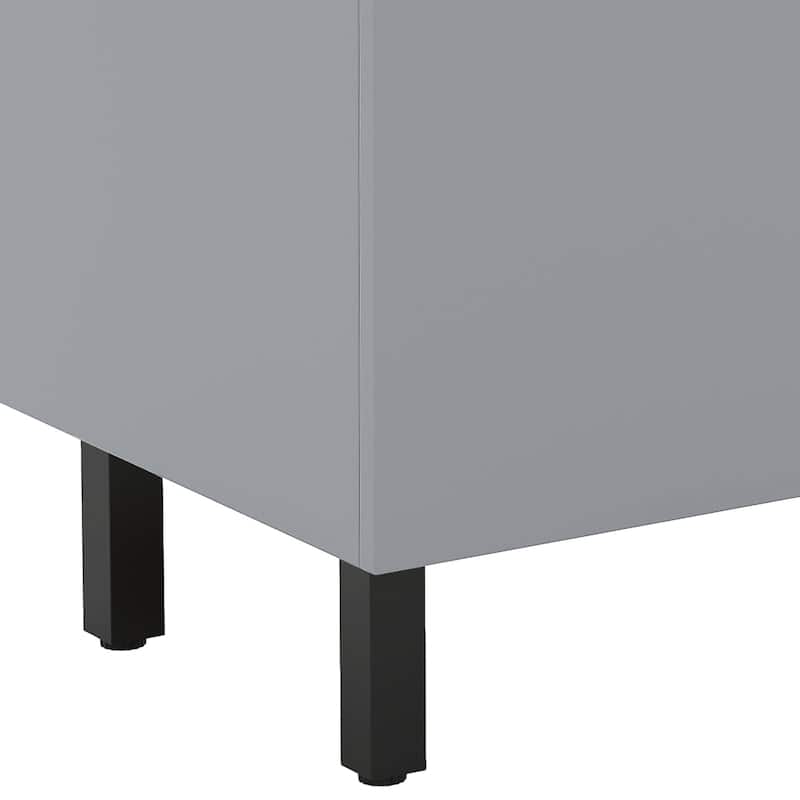 Moasis 24 Inch Bathroom Vanity with Undermount Sink and Soft Close Door Modern Design