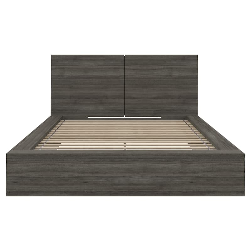 James Platform Bed with Headboard