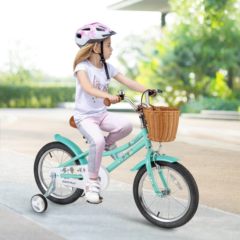 Costway 12"/14"/16"/18" Kids Bike with Height Adjustable Handlebar - See Details