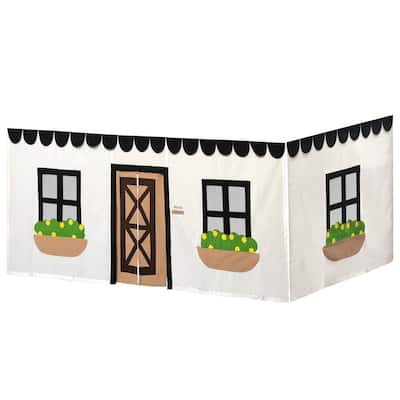 Max and Lily Cotton Underbed Farmhouse Curtain