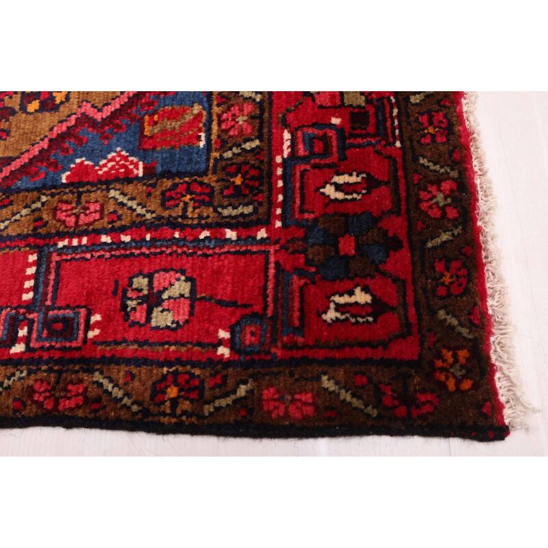 ECARPETGALLERY Hand-knotted Anatolian Dark Navy, Red Wool Rug - 4'6 x 7'4