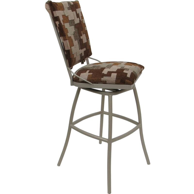 Set of 3 Outdoor Bar Stool Counter Extra Tall Jenna PB without Arms