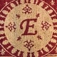 preview thumbnail 5 of 3, Safavieh Monogrammed 'M' Beige/ Red Natural Coir Welcome Mat (3' x 6')