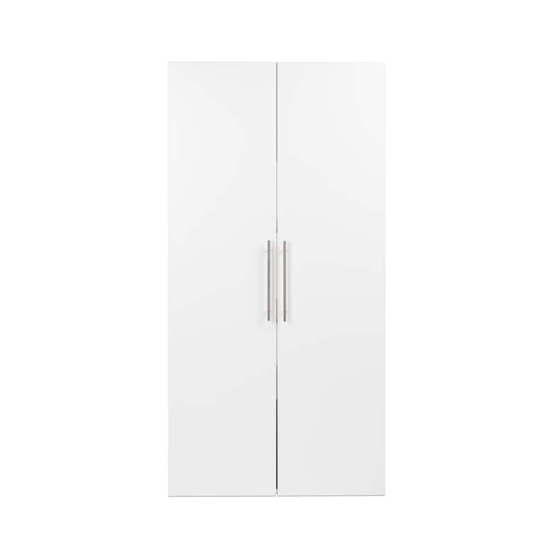 Prepac 36" HangUps Large Storage Cabinet Shelves and Doors