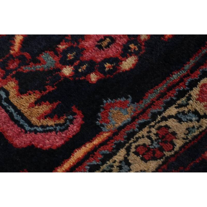 Hand Knotted Oriental 100% Wool Carpet Traditional Floral Oranges & Rust Sarouk Area Rug - 12' 1'' X 8' 9''