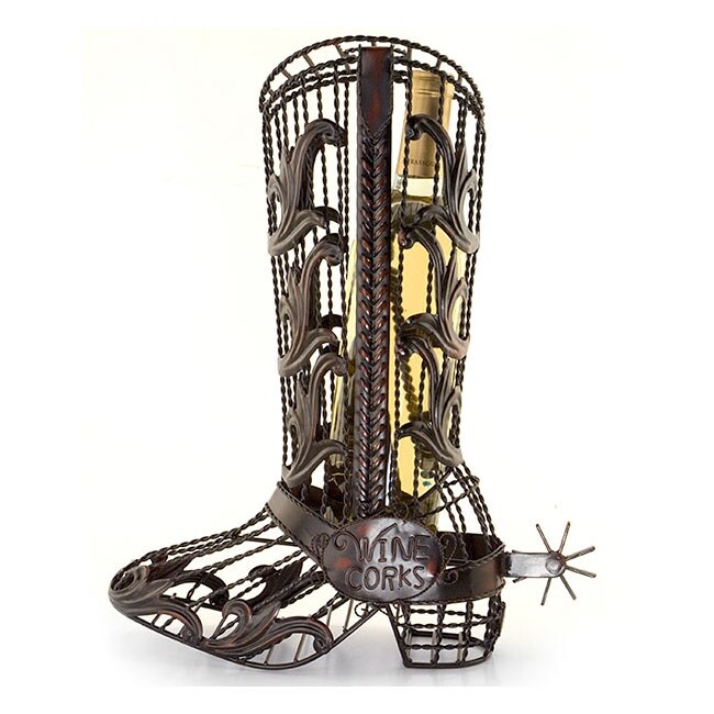 Shop Lone Star Cowboy Boot Wine Cork Holder Overstock 11782426