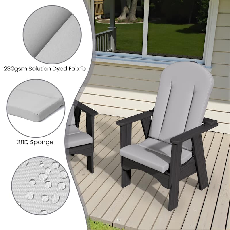 Pellebant Outdoor Adirondack Chairs Cushion High Back