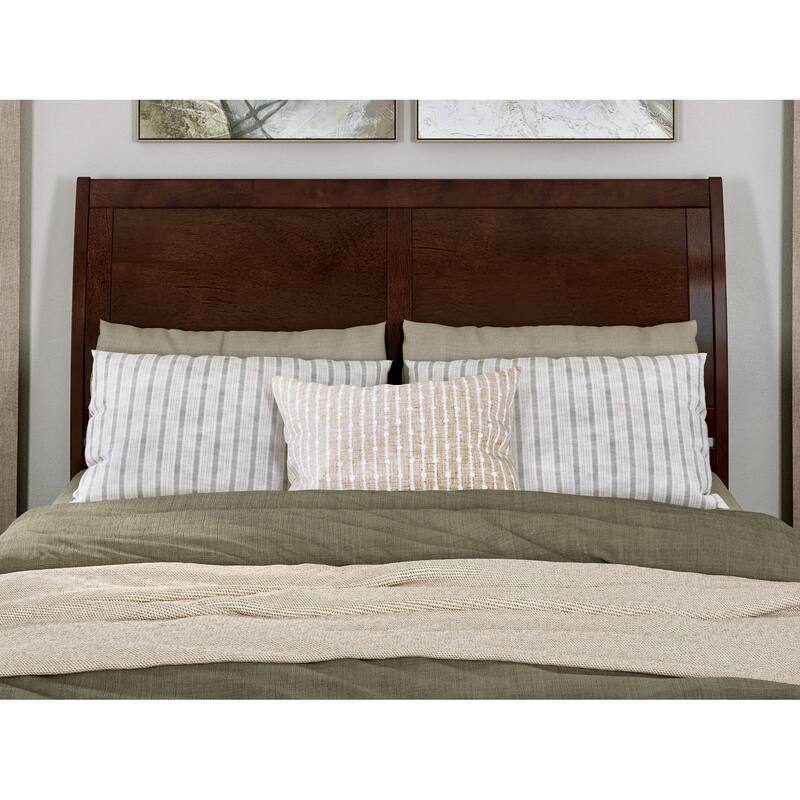 Andorra Platform Bed with Panel Footboard and Twin XL Trundle