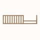 preview thumbnail 4 of 26, Evolur Convertible Crib Toddler Guard Rail