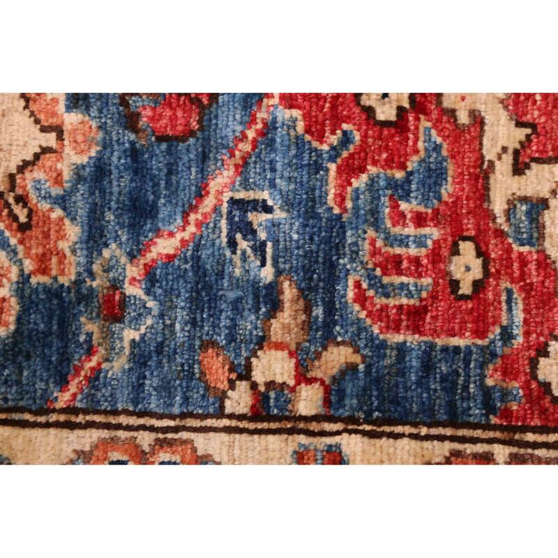 ECARPETGALLERY Hand-knotted Aryana Dark Blue Wool Rug - 9'2 x 12'0