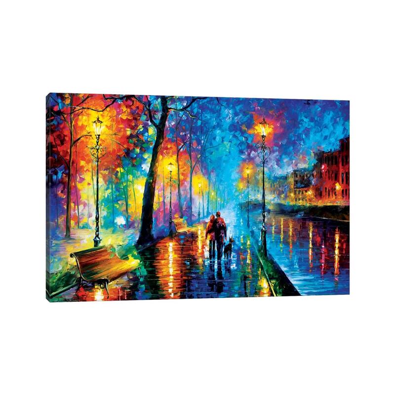 iCanvas "Melody Of The Night" by Leonid Afremov Canvas Print