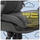 preview thumbnail 23 of 37, Serta Bryce Executive Office Chair with AIR Lumbar Technology and Layered Body Pillows