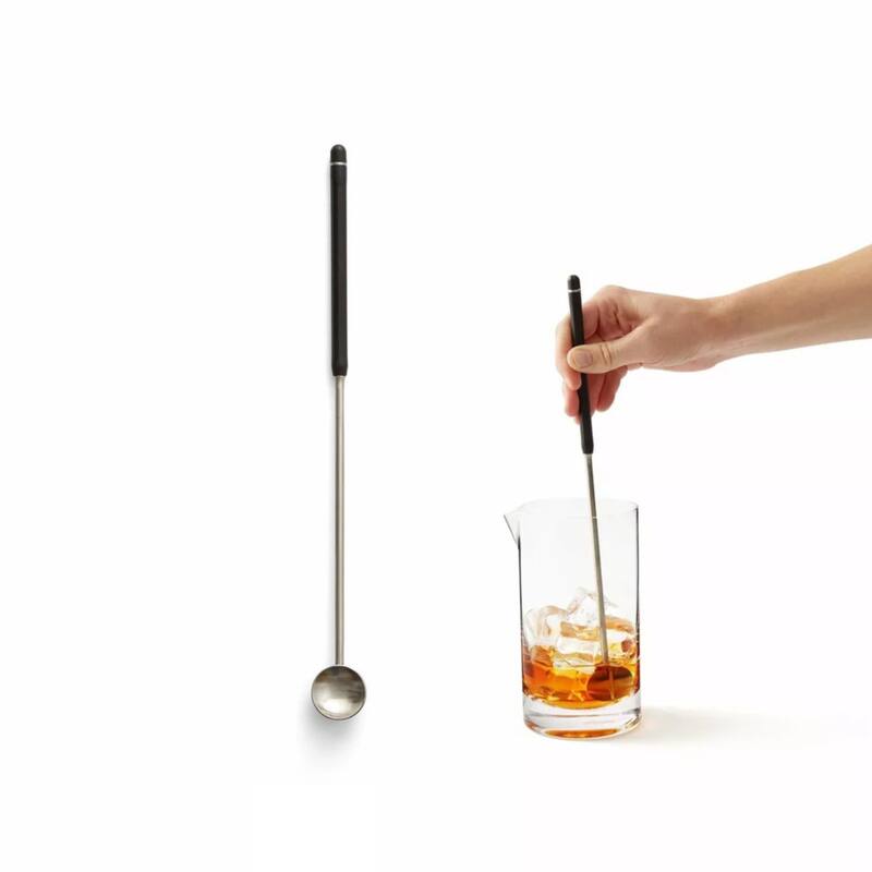 Rabbit Cocktail Spin Spoon - Black