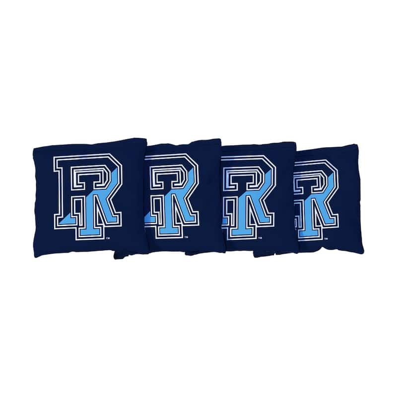 University Of Rhode Island Rams Navy Cornhole Bags - Corn Filled