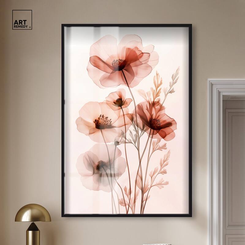 Petal Dye I Shadowbox by Art Remedy