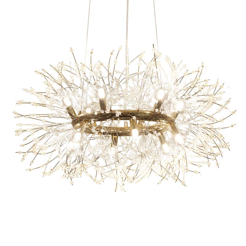 12/20-Light Modern Firework Dandelion Crystal Chandelier(Bulb Included)