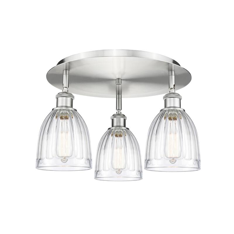 Innovations Lighting Brookfield - 3 Light 18" Flush Mount