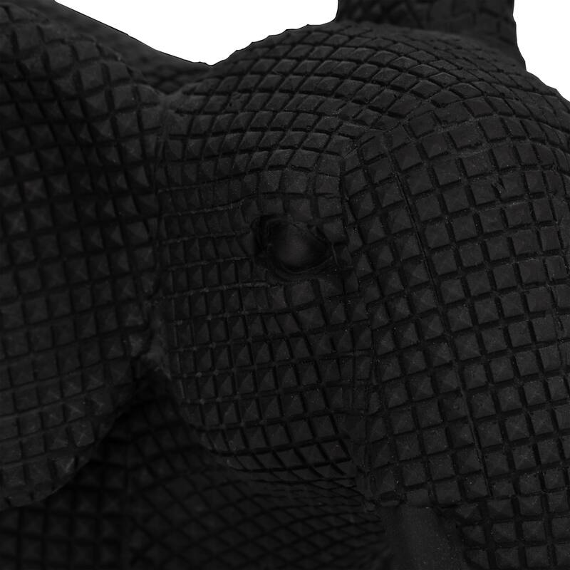 Sagebrook Home 8" Polyresin Elephant Sculpture Contemporary Beaded Elephant Statue
