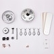 preview thumbnail 37 of 51, Sofucor 52" Ceiling Fan with Light Remote, Classical Crystal Chandelier fan, 5 Reversible Blades & Reverse Airflow