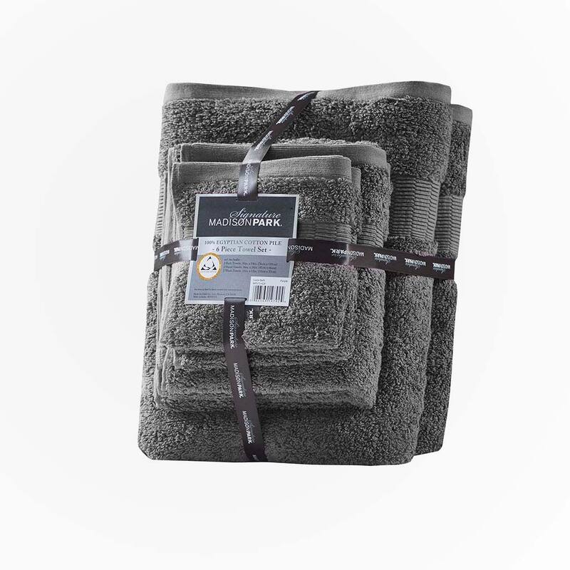 Egyptian Cotton 6 Piece Towel Set
