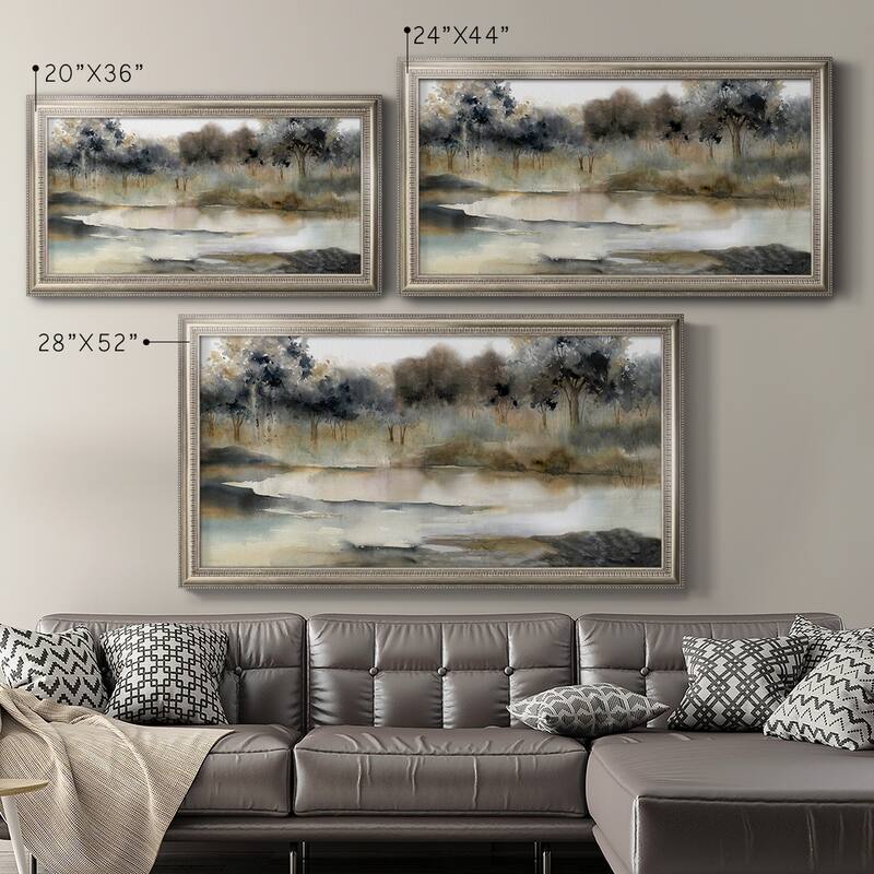 Serene River Premium Framed Canvas- Ready to Hang