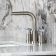 preview thumbnail 3 of 34, Kingston Brass Synchronous Two-Handle 3-Hole Deck Mount Widespread Bathroom Faucet with Brass Pop-Up Drain