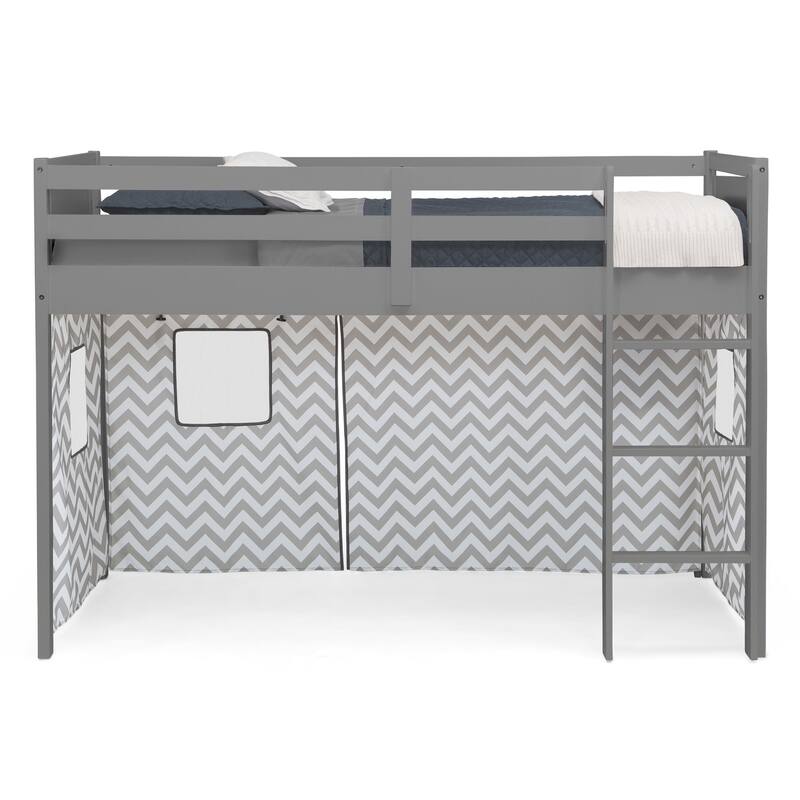 Loft Bed Tent - Curtain Set For Twin Loft Bed (Bed Sold Separately)