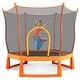 preview thumbnail 7 of 7, Toddlers Trampoline with Safety Enclosure Net and Balls Ball Pit Balls