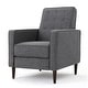 preview thumbnail 4 of 10, Mervynn Mid-century Tufted Recliners (Set of 2) by Christopher Knight Home