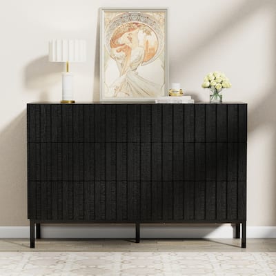 6 Drawers Chest Of Dresser Storage Tower Cabinet Bedroom Organizer