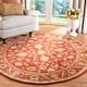 preview thumbnail 18 of 94, SAFAVIEH Handmade Antiquity Manerva Traditional Oriental Wool Rug 3'6" Round - Red/Red