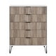 preview thumbnail 2 of 68, Manhattan Comfort Dumbo Modern 5-Drawer Tall Dresser.