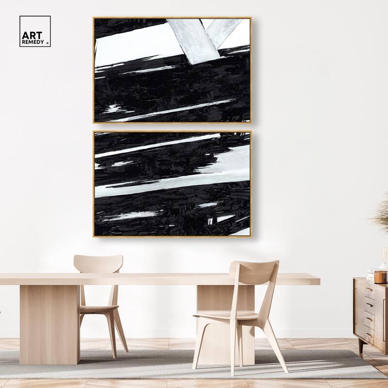 Geometric Story Canvas Set of 2 by Art Remedy