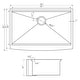 preview thumbnail 5 of 11, Stainless Steel Single Bowl Farmhouse Apron Kitchen Sink with Workstation