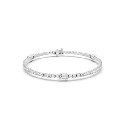 Auriya 14K Gold Lab Grown Fashion Bracelet 5 ct. tw. (F-G VS)