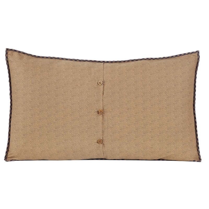 Red Rustic Bedding VHC Millsboro Sham Cotton Patchwork