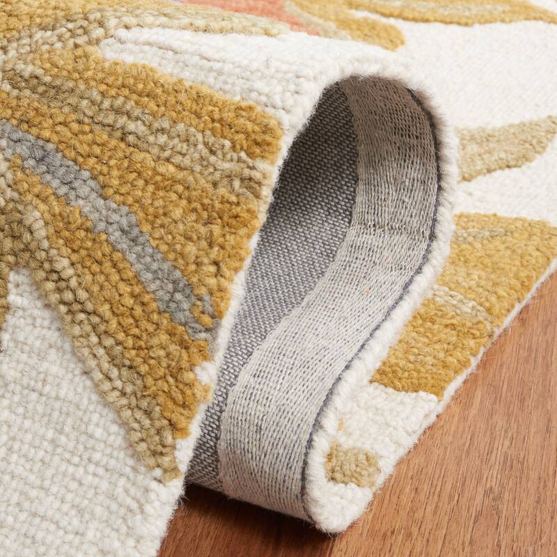 SAFAVIEH Handmade Blossom Brechta Contemporary Wool Rug