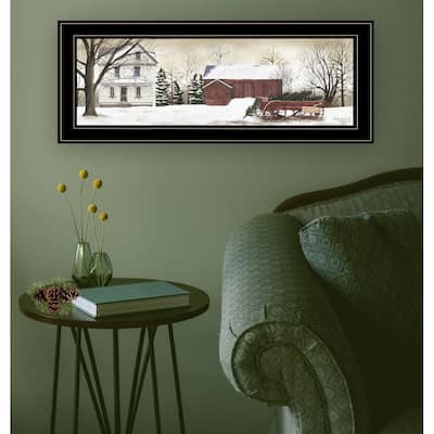 TrendyDecor4U Farmhouse "Christmas Trees for Sale" Framed Print Wall Art by Billy Jacobs