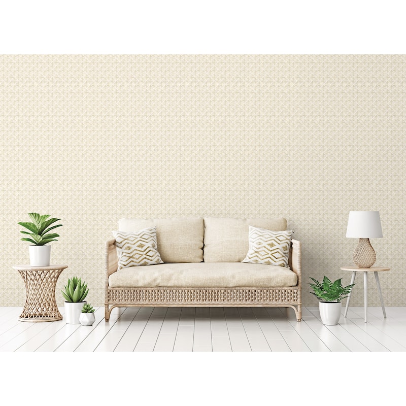 Galerie Wallcoverings Bazaar Geometric Block Print Non-woven Matte Wallpaper Roll