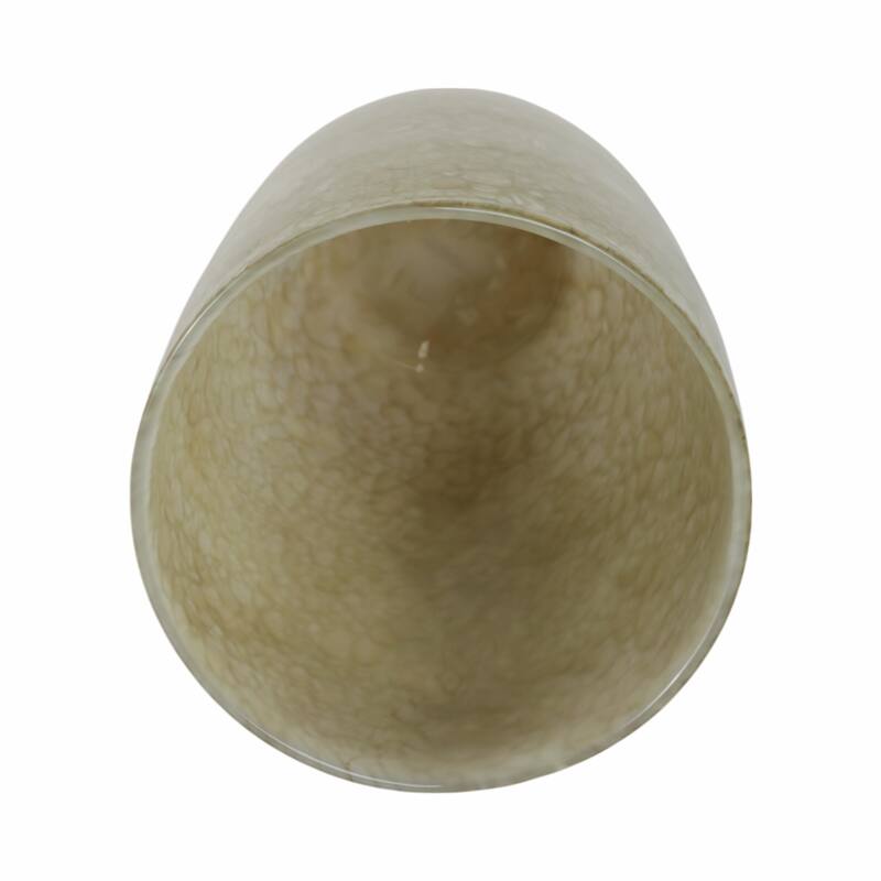 Glass Decorative Vase Textured Handcrafted Sculptural Statement Style
