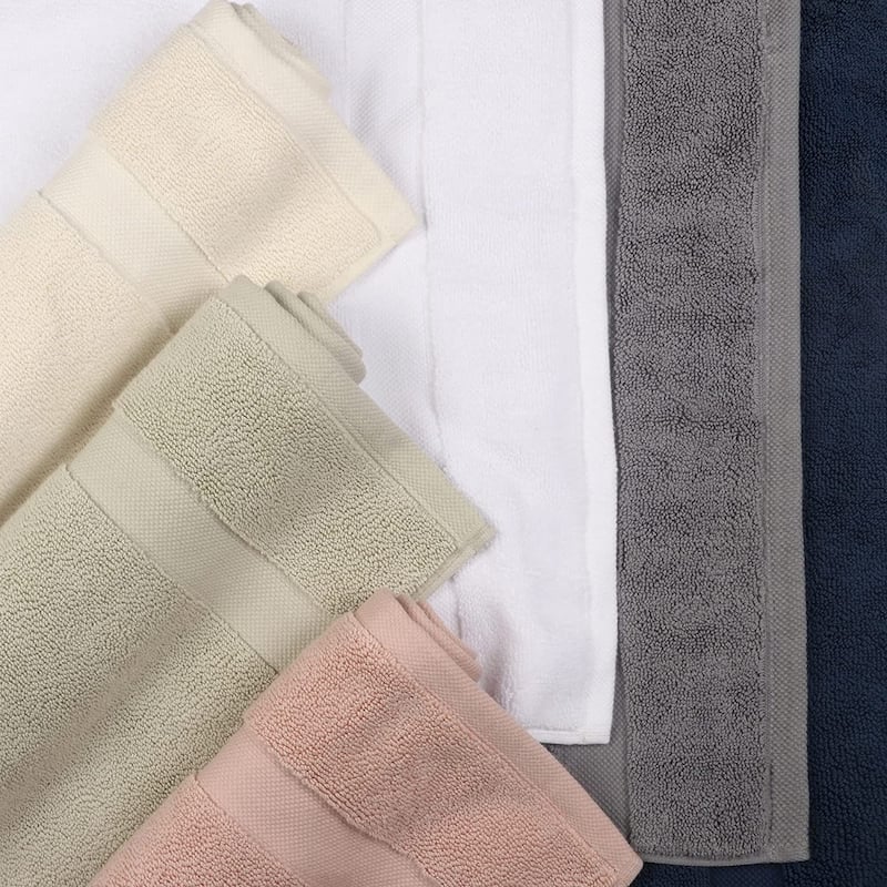 GOTS Certified Organic Cotton Feather Touch Quick Dry 900 GSM Bath Mat, 20"X33"