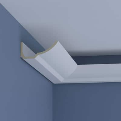 3 1/8"H x 7"P x 96"L Benjamin Crown Moulding - 1-Pack